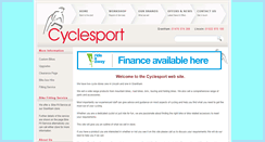 Desktop Screenshot of cyclesport-lincs.com