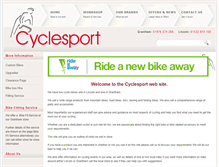 Tablet Screenshot of cyclesport-lincs.com